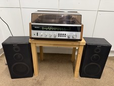 Rzadki Sony HP-511A Vintage Hi-Fi System Gramofon + głośniki lata 70.