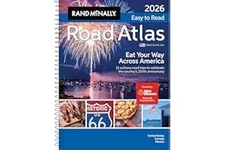 2026 Rand McNally Easy to Read Midsize Road Atlas Paperback