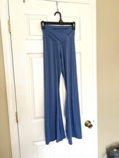OFFLINE By Aerie Women Pants M Blue Elastane Nylon Real Me Flare Hi Rise Flared