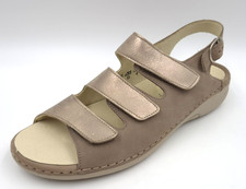Waldläufer GUNNA Taupe Gr. 40,5 Damen Leder Sandalen UVP:99,95€ (5704)