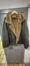 VINTAGE LINEA PELLE ITALY MEN’S SHEEPSKIN B3 AVIATOR FLYING BOMBER JACKET 3XXL