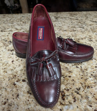 NORDSTROM BRAND MENS BROWN LEATHER LOAFER SIZE 14B Made in USA