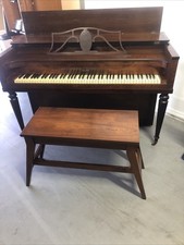 VTG WURLITZER 167537 MANUAL PIANO COMPLETE SYSTEM ,VERY BIG AND SOLID OAK WKS