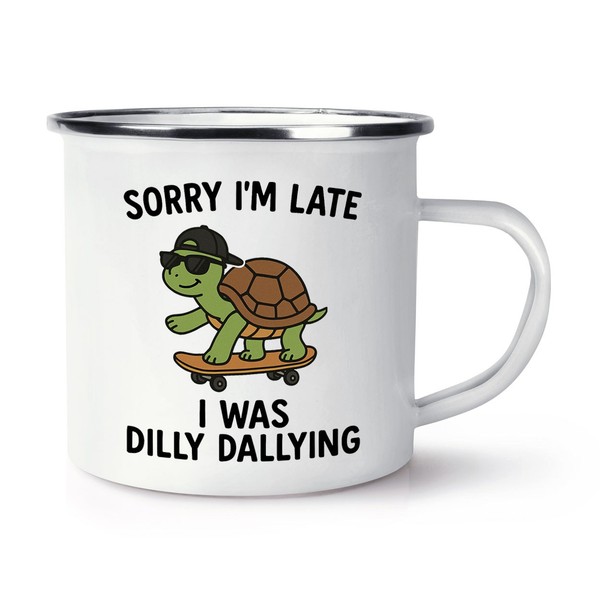 Gift Base Lustige Emaille Tasse Becher SchildkröTe Adhd Witz FüR Papa-image