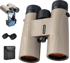 12X42 HD Binoculars for Adults High Powered Binoculars with Upgraded Phone Adapt