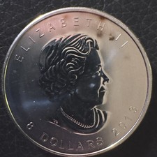 2013 1.5oz .9999 Fine Silver Canadian Polar Bear Coin Canadian Wildlife series