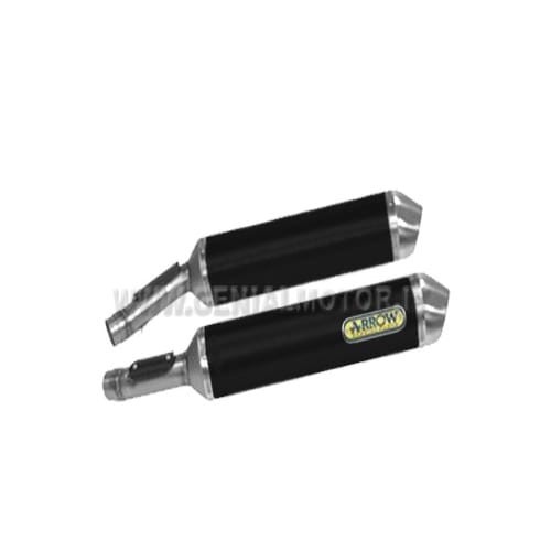 Exhausts Arrow Race Tech Alu Black Aprilia Tuono 1000 R 2006 > 2010