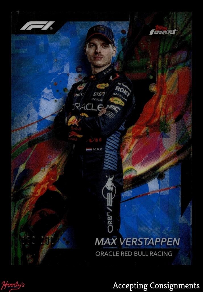 2024 Finest Formula 1 Blue Refractors #88 Max Verstappen 052/200