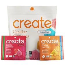 Creatine Gummies 30ct Variety Pack Vegan Glut...