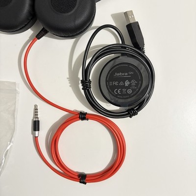 Jabra Evolve 40 Wired Headset HSC017 Stereo 3.5mm Jack USB-A w