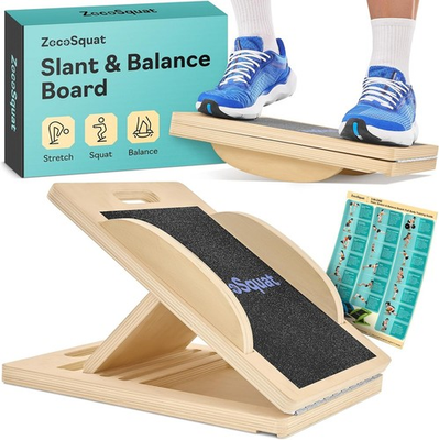 #ad #ad Slant Board with 6 Incline Angles Transforms Into a Balance Board Premium... $54.99