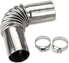 25mm Air Parking Heater Exhaust Pipe Tube Elbow Connector Stainless Sliver 1 25mm Air Parking Heater Exhaust Pipe Tube Elbow Connector Stainless Sliver 1