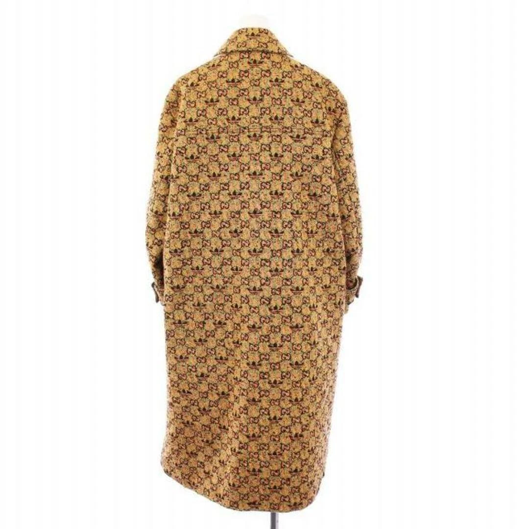 Gucci adidas Originals GG cappotto trifoglio colletto balmain capospalla lungo 36 usa