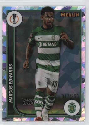 2023-24 Merlin UEFA Club Competitions Atomic Refractor /250 Marcus Edwards 09wc