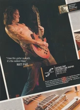 First Act Guitars Ad 2007 Matt Pike High on Fire Lola 9-String Electric Guitar