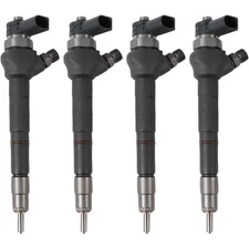 4PCS Fuel Injector 0445110369 For VW Audi 2.0 TDI Engine 03L130277J 03L130277Q 