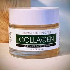 ADVANCED CLINICALS Collagen Multi-Lift Moisturizer  * 2 Oz / 59 mL *  NWOB