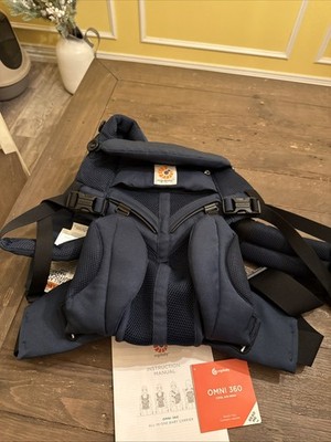 Ergobaby Omni Classic Omni 360 Cool Air Mesh Ergonomic Carrier - Dark Blue 