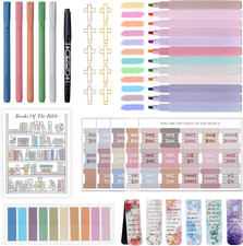 41Pcs Bible Study Supplies Journaling Kit for Women,Bible Journaling Supplies wi