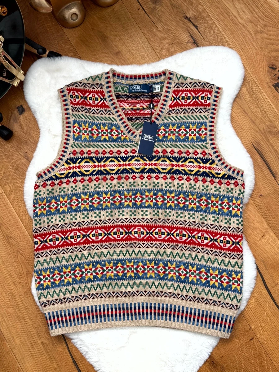 Polo Ralph Lauren Men's Vest 90s Theme for sale | eBay