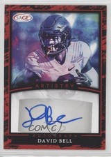 2022 SAGE Artistry Auto Red David Bell #A-DB3 Auto 0x1