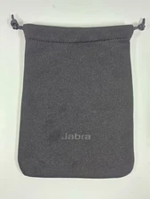 Jabra Elite Headphones Drawstring Carry Storage Bag - Black 6.5 In X 8 In