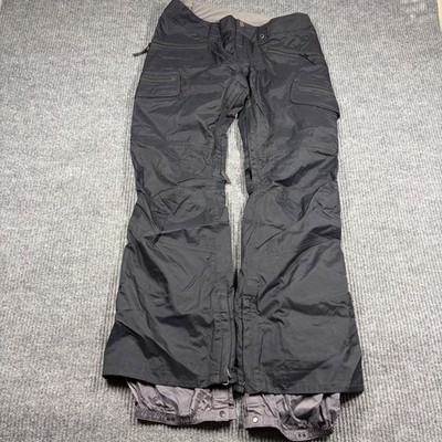 Burton Dryride pants Womens M Snowboard Black Cargo Insulated Ski