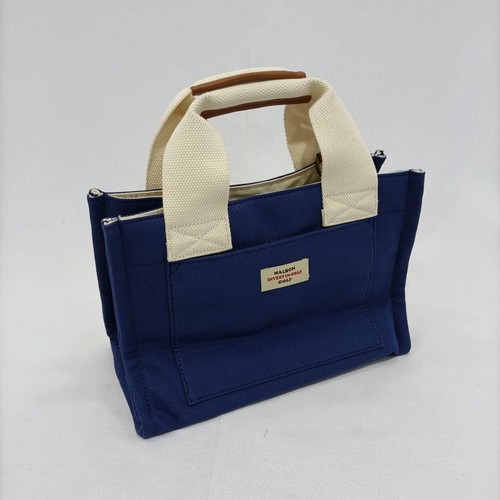 Malbon Golf Cart Bag Tote Bag Full Variation Blue Express Ship blue color - Picture 3 of 6