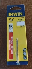 IRWIN 3015004 - TURBOMAX™ 1/16" Titanium HSS SAE Straight Shank Right Hand Drill