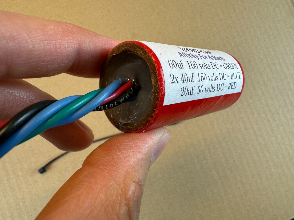New Multi-Section Capacitor 60 40 40 20 uf 160v 50v Tube