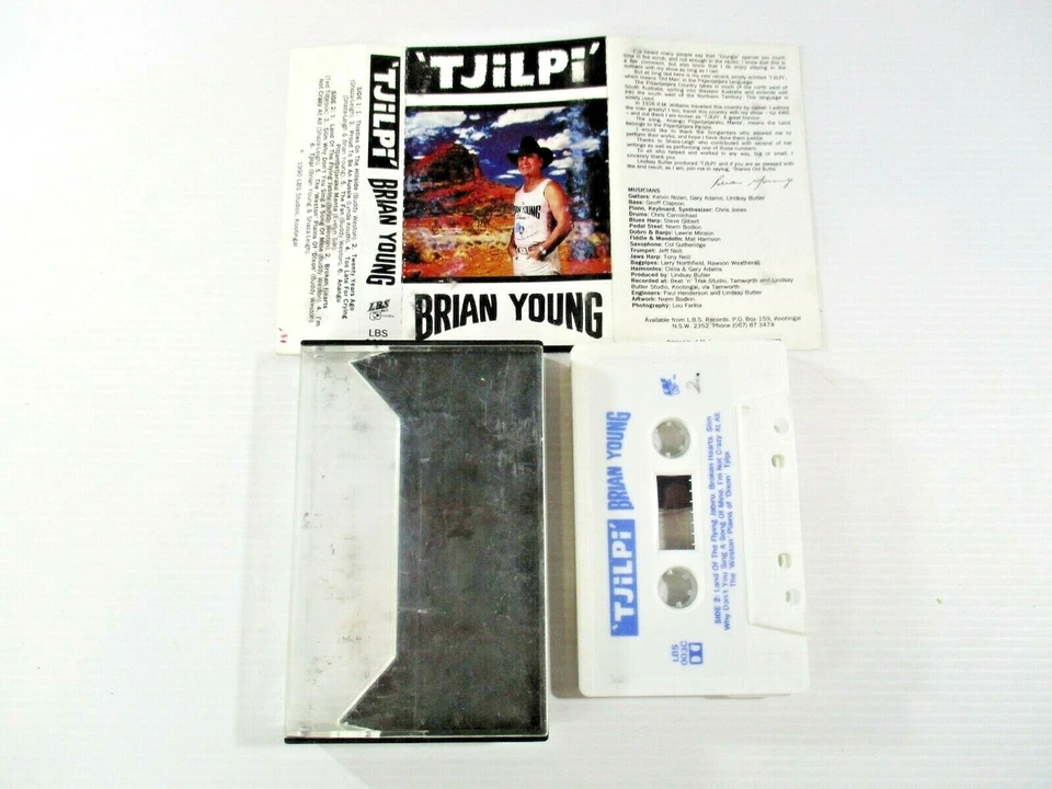 Brian Young TJiLPi Cassette Tape LBS Studios 1990 Tested Signed LBS 003C - Image 3 of 4