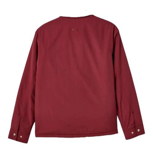 Urban Outfitters Standard Cloth Maroon Red Fleece Lined Coach Jacket Size Small - Picture 4 of 4