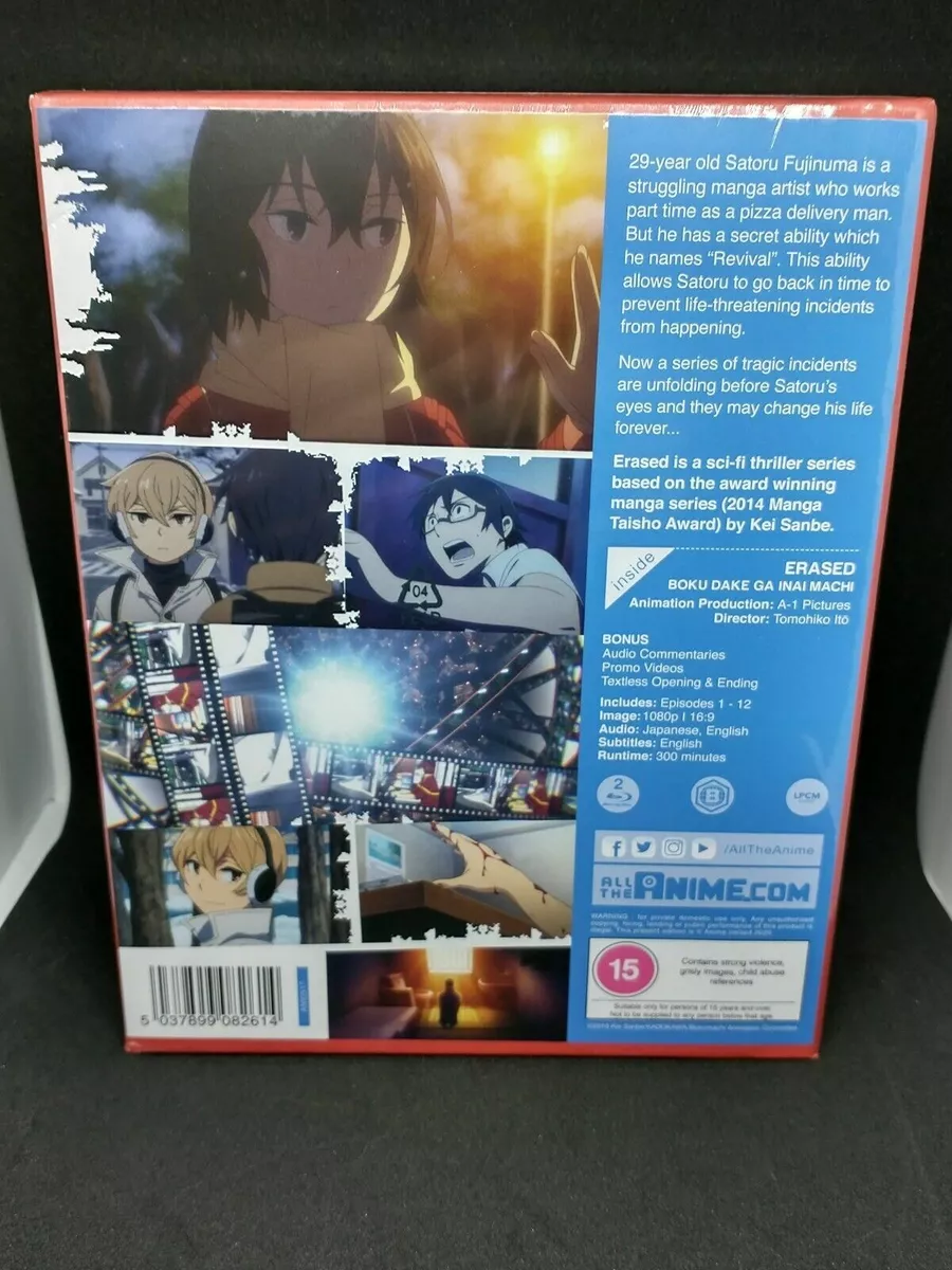 Erased Complete Blu-ray (Limited Edition, Anime) Region B