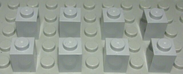Lego Stein 1x1 new Grau 8 Stück