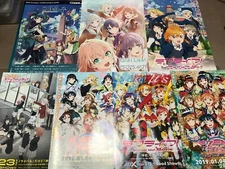Set of 7!! Love Live School Idol Anime Manga Chirashi/Flyer/Poster Mai Waifu
