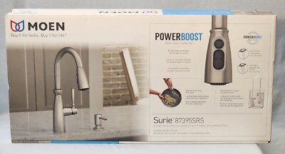 Moen Surie 87395SRS Spot Resist Stainless Finish Pulldown Kitchen Faucet