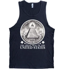 Pyramid Eye - The Great Seal of the United States Heraldry Men's Tank Top