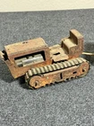 Vintage Tonka Bull Dozer 1960's Metal Toy Pressed Steel Tractor & Trailler