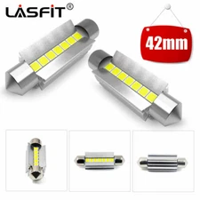 LASFIT 6000K Bright White 42MM Festoon 578 211-2 LED Ceiling Dome Light for Ford