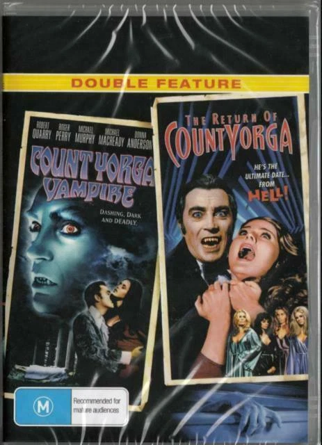 Count Yorga Vampire/Return Of Count Yorga DVD Brand New & Sealed Plays Worldwide