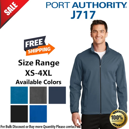 Port Authority Mens Long Sleeve Active Soft Shell Jacket J717 - product listing photo