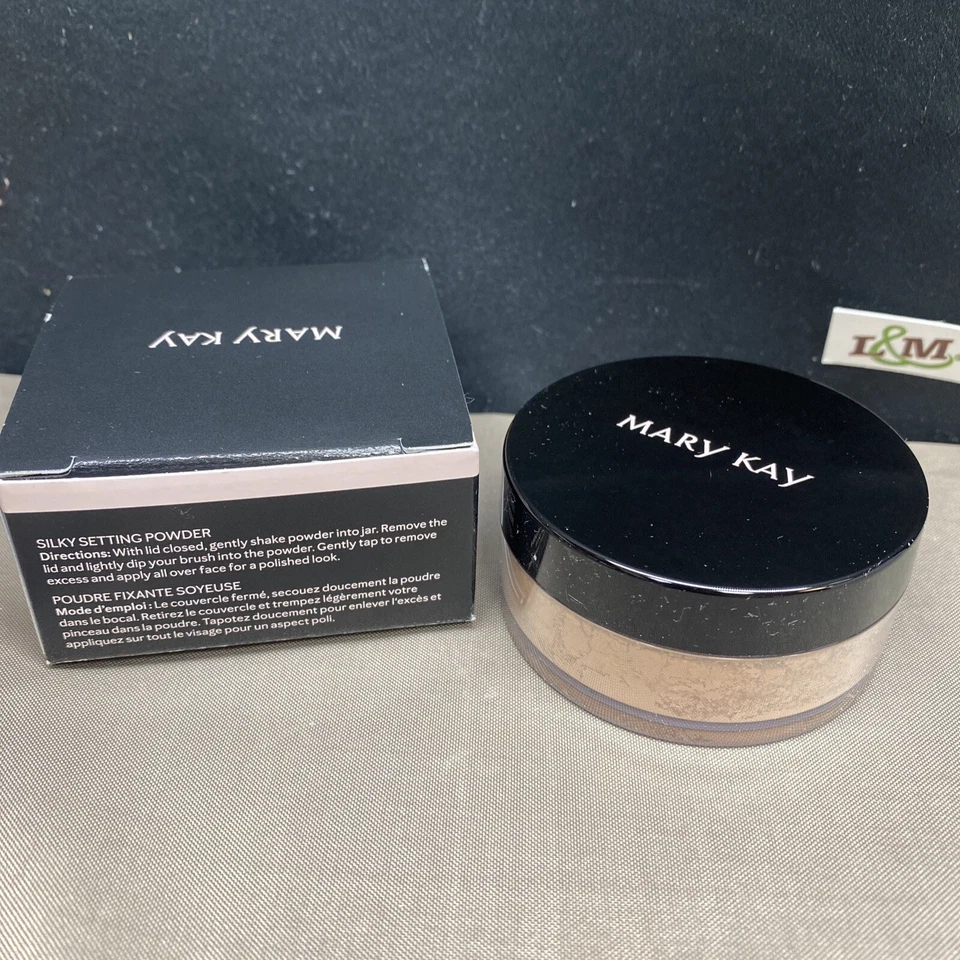 MARY KAY SILKY SETTING POWDER DEEP IVORY-NIB FULL SIZE - Image 4 of 4