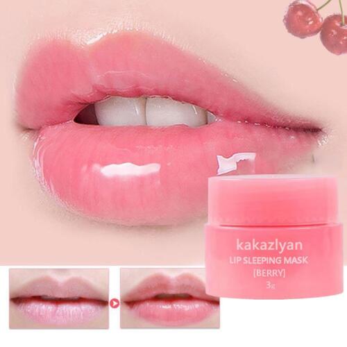 1PC Sleep Mask Night Maintenance Moisturizing Lip Gloss Cream Lip Care 2024 - Picture 3 of 14