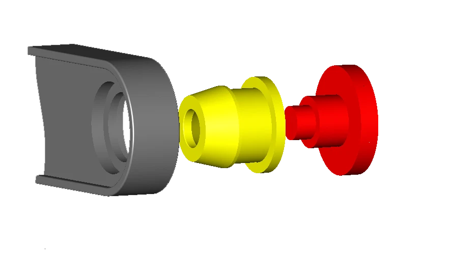 Kit de reparación de cable de cambio de transmisión Chevrolet Cobalt con buje fácil instalación Foto 4 de 4