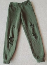 Girl's Factory Distress Sweat pants Jogger Size 5/6 Super Cute