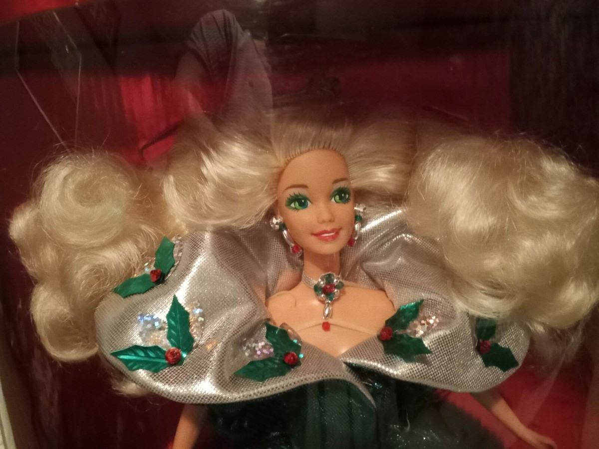 Barbie - Happy Holidays Special Edition Doll (14123) Green Dress | eBay