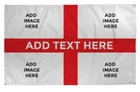 5 x 3 FT Large Personalised England Photo Flag Banner St George Football