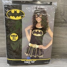 DC Batgirl Tunic Top Child Size M/L Halloween Costume Dress Up Cosplay