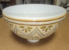 Antique Mettlach Mosaic Design Bowl-9"-#1321-Made In 1885