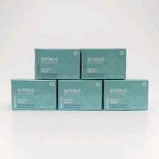 5 Pk Serious Skin Care Face Glycolic Retexturizing Cream Lot Renewal 50ml